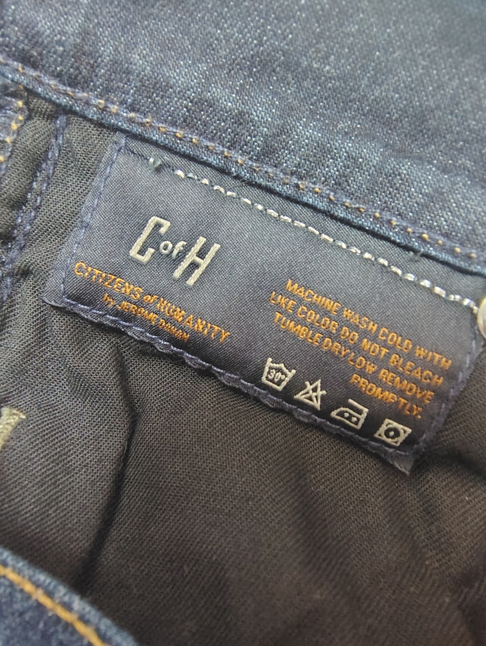 Citizens Of Humanity Hutton Mid Rise Wide Leg Jeans Women's 30 Retro Y2K Vibes - Picture 9 of 14